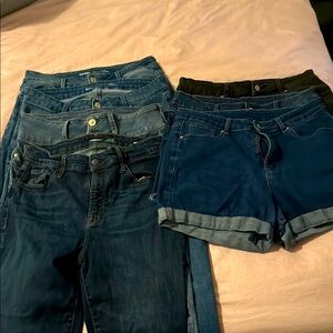 Size 10 Denim Jeans and Shorts Bundle
